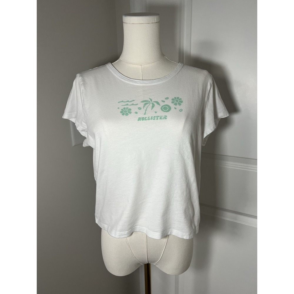 Women's‎ Hollister Y2K Crop Top Tshirt Size Large